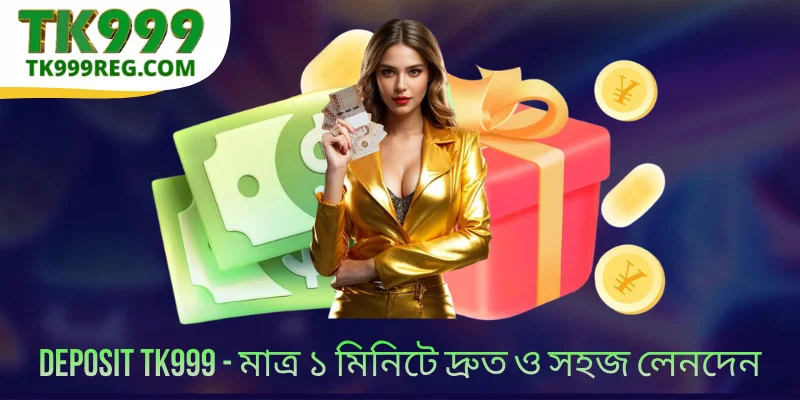 Deposit TK999 - মাত্র ১ মিনিটে দ্রুত ও সহজ লেনদেন