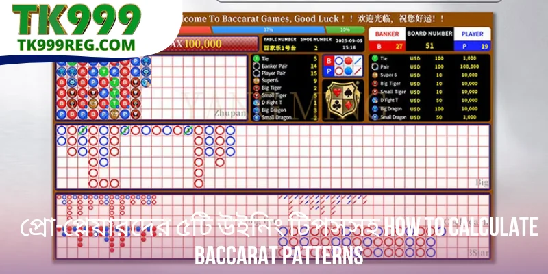 প্রো-প্লেয়ারদের ৫টি উইনিং টিপসসহ How to Calculate Baccarat Patterns