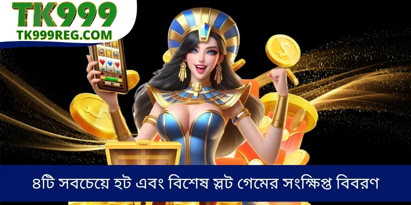 ৪টি সবচেয়ে হট এবং বিশেষ স্লট গেমের সংক্ষিপ্ত বিবরণ